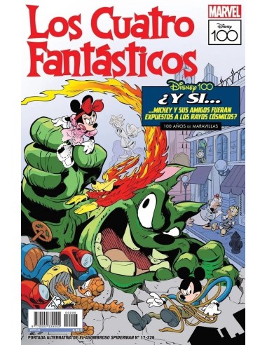 EL ASOMBROSO SPIDERMAN 17 (PORTADA ALTERNATIVA DISNEY 100-LOS 4 FANTASTICOS)