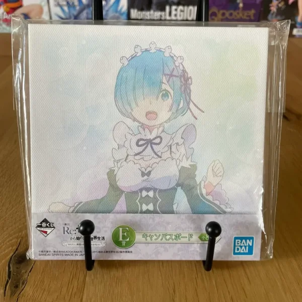 Re:Zero - Tableau canvas 14 cm Rem - Ichiban Kuji Yume Miru Mirai no Monogatari (Lot E)