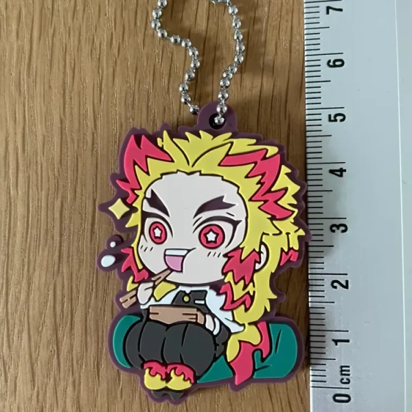 Demon Slayer – Kyojuro Rengoku Bancho Rubber Mugen Train Banpresto Keychain