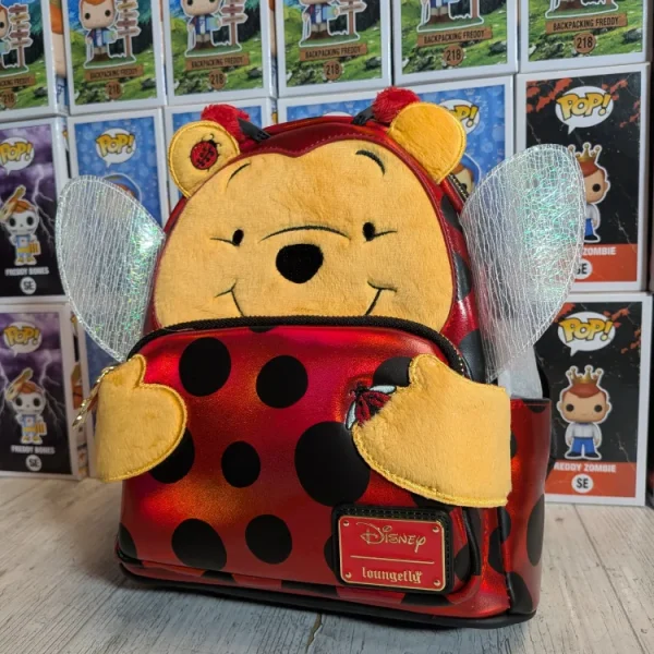 Loungefly Disney - Ladybug Pooh Cosplay Mini Backpack 🐞