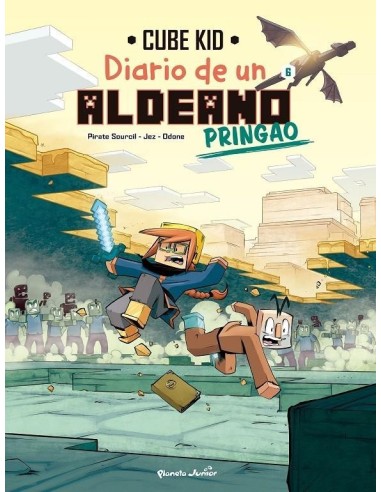 MINECRAFT DIARIO DE UN ALDEANO PRINGAO COMIC 6Desconcierto en el End