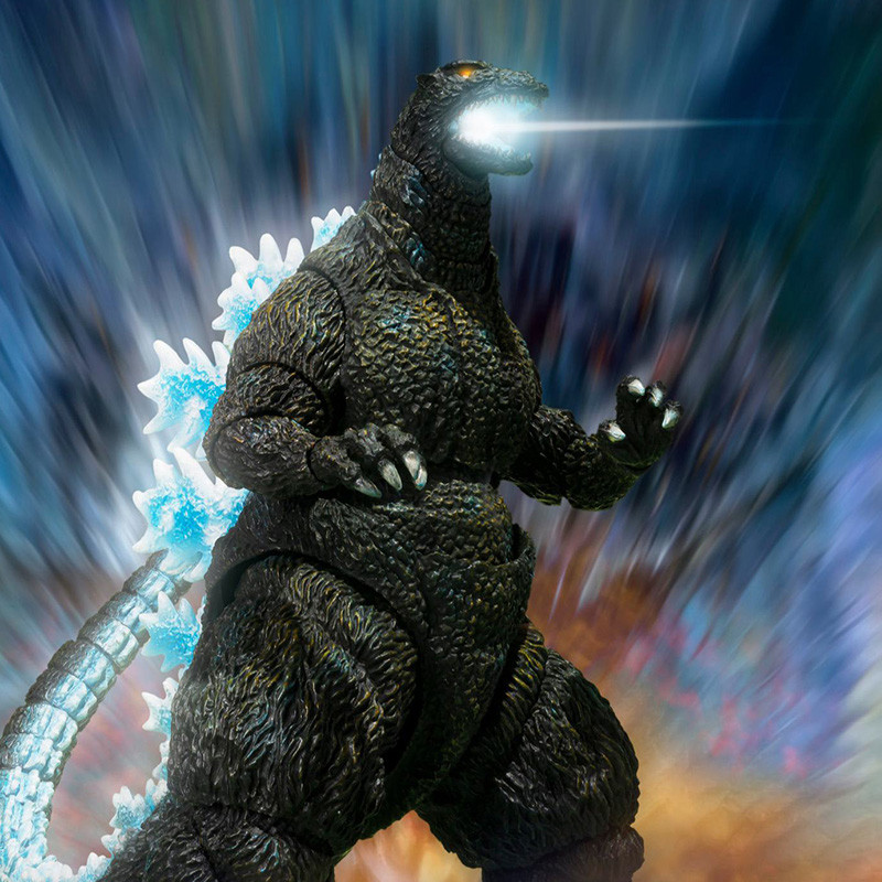 GODZILLA VS MECHAGODZILLA II S.H. MonsterArts Godzilla Poster Color Version Movie Graphic Plus Bandai