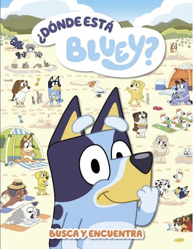 BLUEY LIBRO JUGUETE DONDE ESTA BLUEY Busca y encuentra