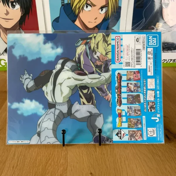 Dragon Ball - Lot de 2 clear files Son Goku, Future Trunks SSJ, Mecha Freezer Ichiban Kuji VS Omnibus Ultra