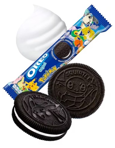 Galletas OREO POKEMON rellenas de crema